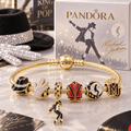 MJS Gold Charm Bracelet Set VTH