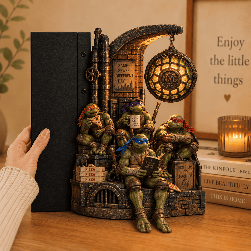 Premium NJT Bookshelf Figurines Lamp NTNA