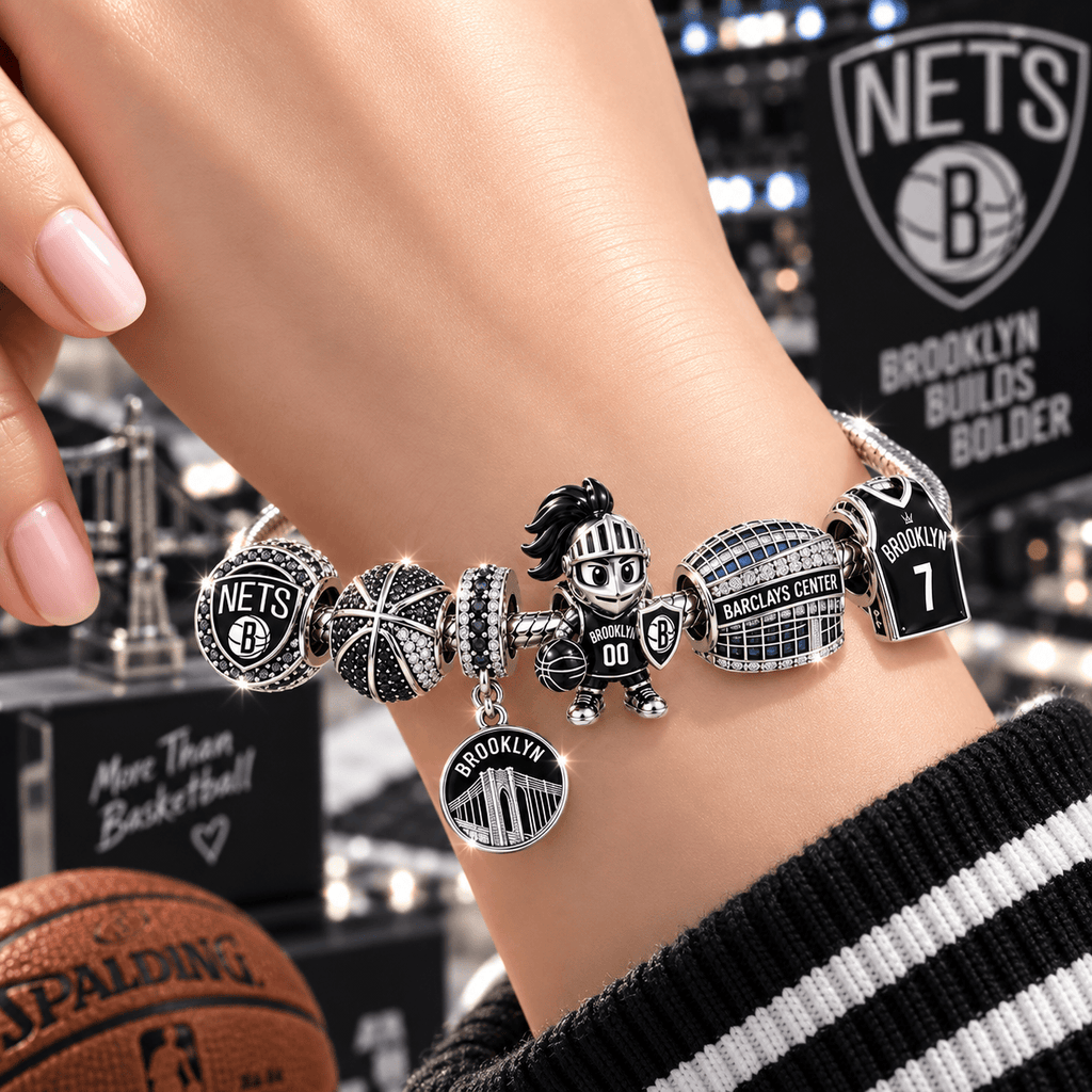 BLNS Silver Charm Bracelet Set VTH