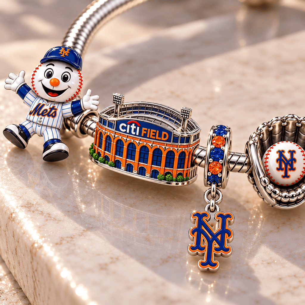 NYM Silver Charm Bracelet Set BMD