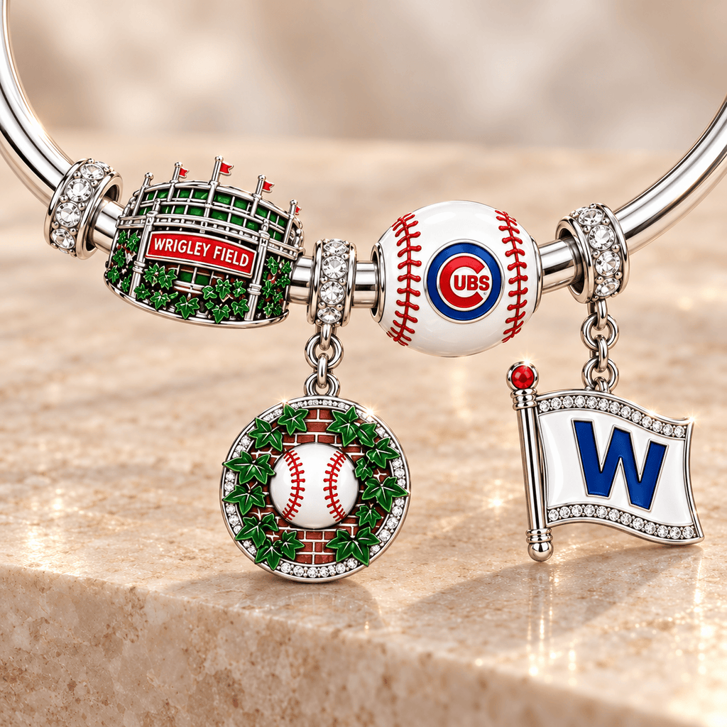 CCC Silver Charm Bracelet Set TMH