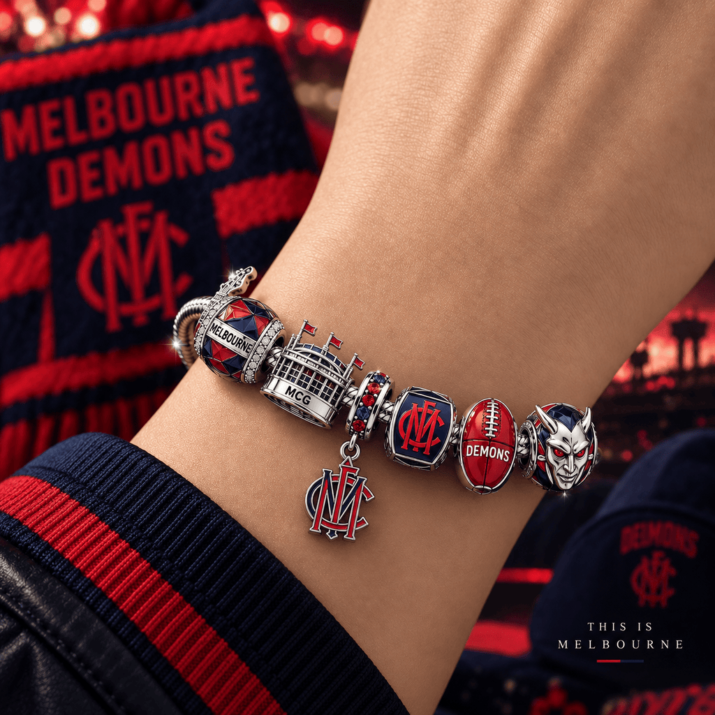 MBD Silver Charm Bracelet Set PTT